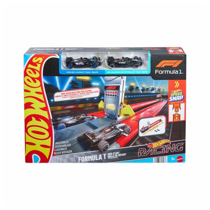 Ensemble véhicule de course et piste Hot Wheels JKM88 Multicolore Ensemble véhicule de course et piste Hot Wheels JKM88 Multicolore