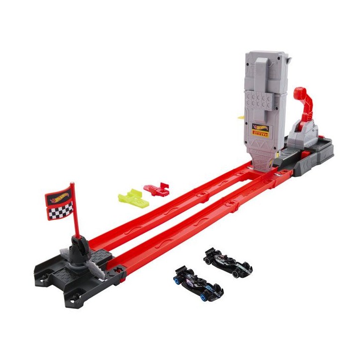Ensemble véhicule de course et piste Hot Wheels JKM88 Multicolore Ensemble véhicule de course et piste Hot Wheels JKM88 Multicolore
