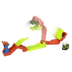 Coffret Monster Trucks - JJN44 - Bone Shaker inclus - 4 pistes 15 cm -