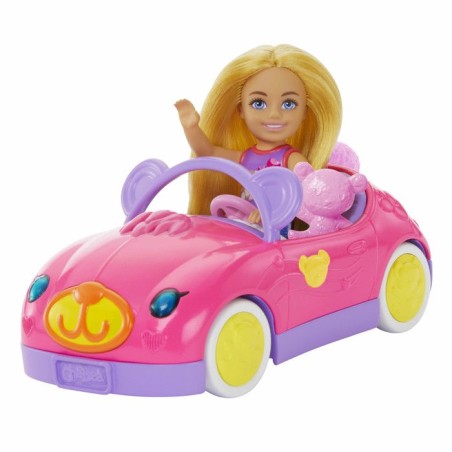 Poupée - HXN05 - Chelsea multicolore - Cabriolet ours en peluche - Lo
