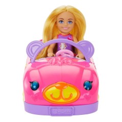 Poupée - HXN05 - Chelsea multicolore - Cabriolet ours en peluche - Lo