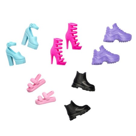 Chaussures Barbie - 5 paires - Barbie - HWV71