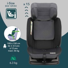 Siege auto réversible évolutif - BAMBISOL - AY913PLUSN - Groupe 0+/1