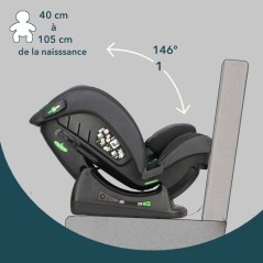 Siege auto réversible évolutif - BAMBISOL - AY913PLUSN - Groupe 0+/1