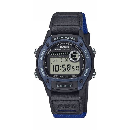 Montre - CASIO - W-220HF - Mixte - Bleu - Quartz - Digital