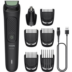 Tondeuse multi-usages - PHILIPS - Série 3000 - 7 en 1 - 6 hauteurs de