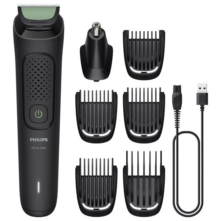 Tondeuse multi-usages - PHILIPS - Série 3000 - 7 en 1 - 6 hauteurs de coupe - Autonomie 60 min Tondeuse multi-usages - PHILIPS - Série 3000 - 7 en 1 - 6 hauteurs de coupe - Autonomie 60 min