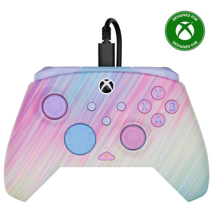 Manette filaire Turtle Beach Rematch Advanced Cotton Candy Xbox Series XS, Xbox One et PC Manette filaire Turtle Beach Rematch Advanced Cotton Candy Xbox Series XS, Xbox One et PC
