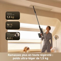 Dreame R20 Slim - Aspirateur Balai sans Fil - Puissance 24 kPa - Auton