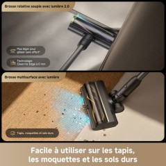 Dreame R20 Slim - Aspirateur Balai sans Fil - Puissance 24 kPa - Auton