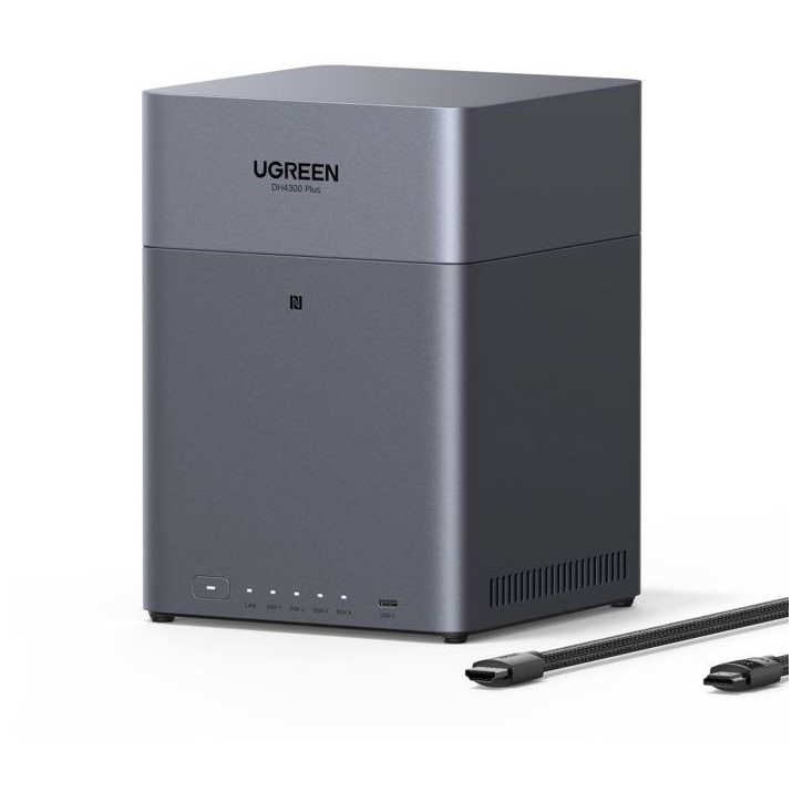 Serveur NAS - UGREEN - DH4300 Plus - 4 baies - 8 Go Serveur NAS - UGREEN - DH4300 Plus - 4 baies - 8 Go