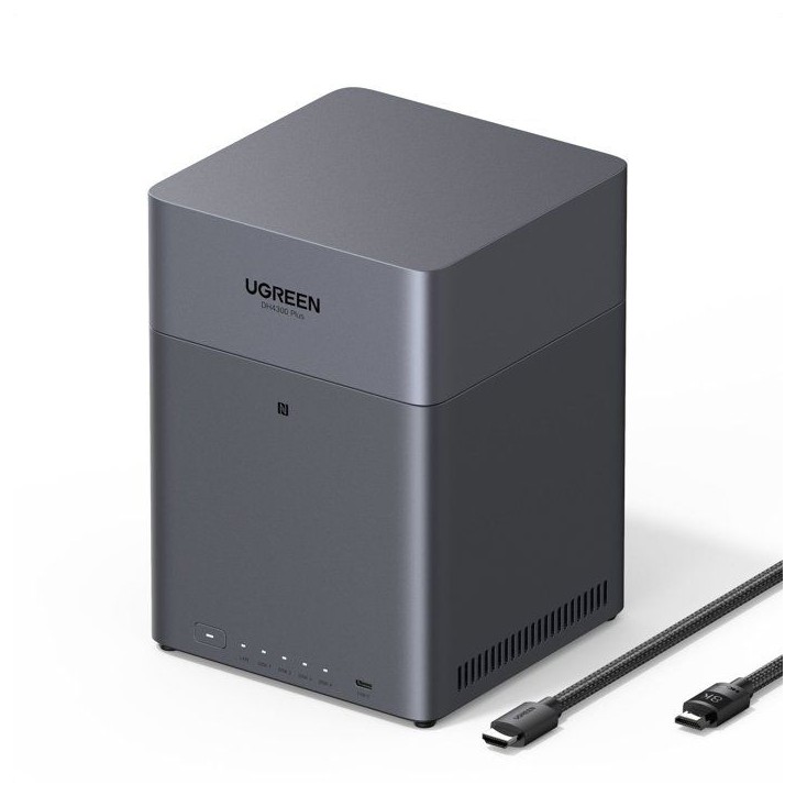 Serveur NAS - UGREEN - DH4300 Plus - 4 baies - 8 Go Serveur NAS - UGREEN - DH4300 Plus - 4 baies - 8 Go