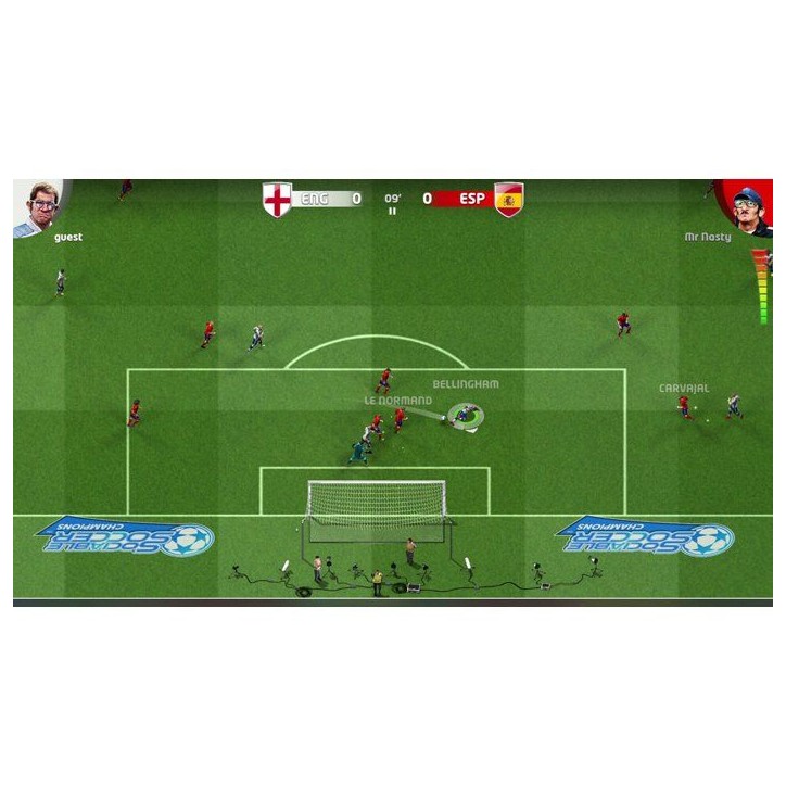 Sociable Soccer Champions Kit for Switch 1 & 2 + Grips Ballon - Jeu Nintendo Switch Sociable Soccer Champions Kit for Switch 1 & 2 + Grips Ballon - Jeu Nintendo Switch