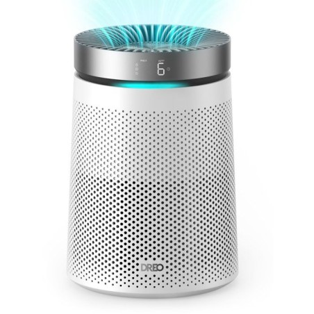 Ionisateur - DREO - Macro AP606 - Renouvellement de l'air jusqu'a 82 m²/h - Silencieux 22dB - Minuterie - Verouillage enfant