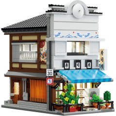 CADA Bâtiments - Jeu de construction - Magasin de Sushi Japonais - 16
