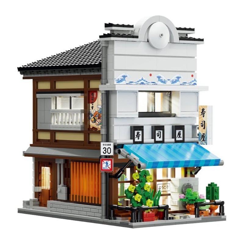 CADA Bâtiments - Jeu de construction - Magasin de Sushi Japonais - 16