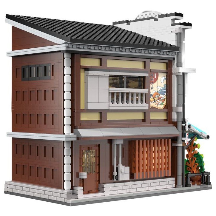 CADA Bâtiments - Jeu de construction - Magasin de Sushi Japonais - 1665 pieces - Des 14 ans - LED inclus CADA Bâtiments - Jeu de construction - Magasin de Sushi Japonais - 1665 pieces - Des 14 ans - LED inclus