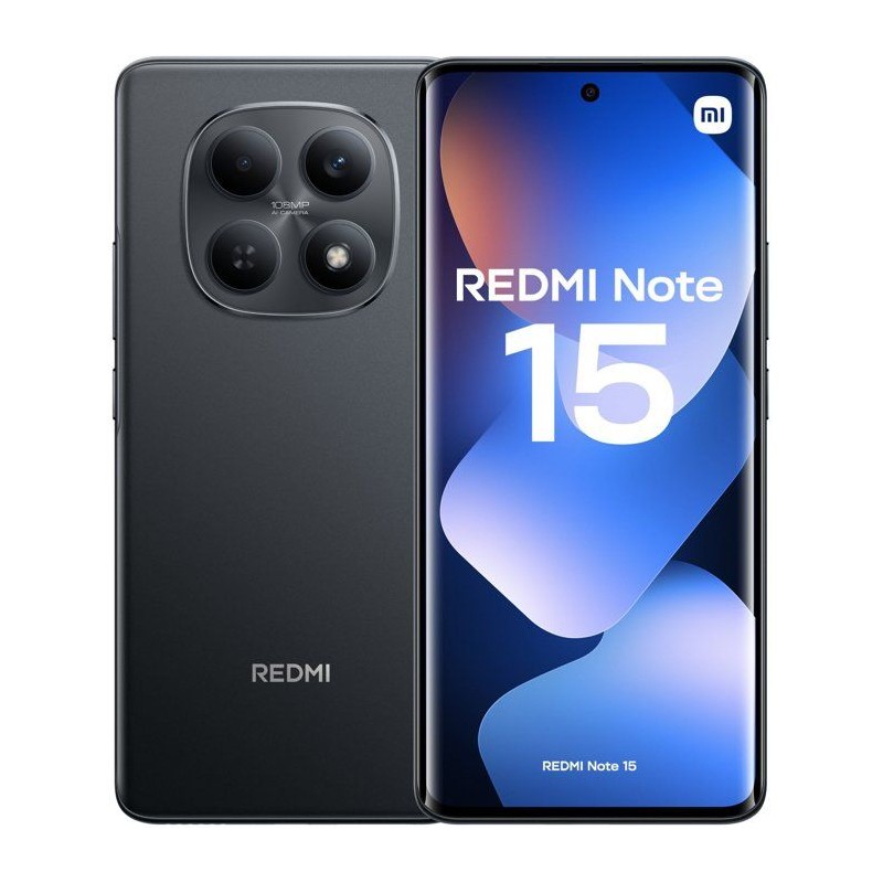 XIAOMI - Redmi Note 15 - 6 / 128 Go - Noir
