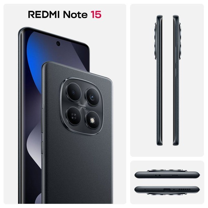 XIAOMI - Redmi Note 15 - 6 / 128 Go - Noir