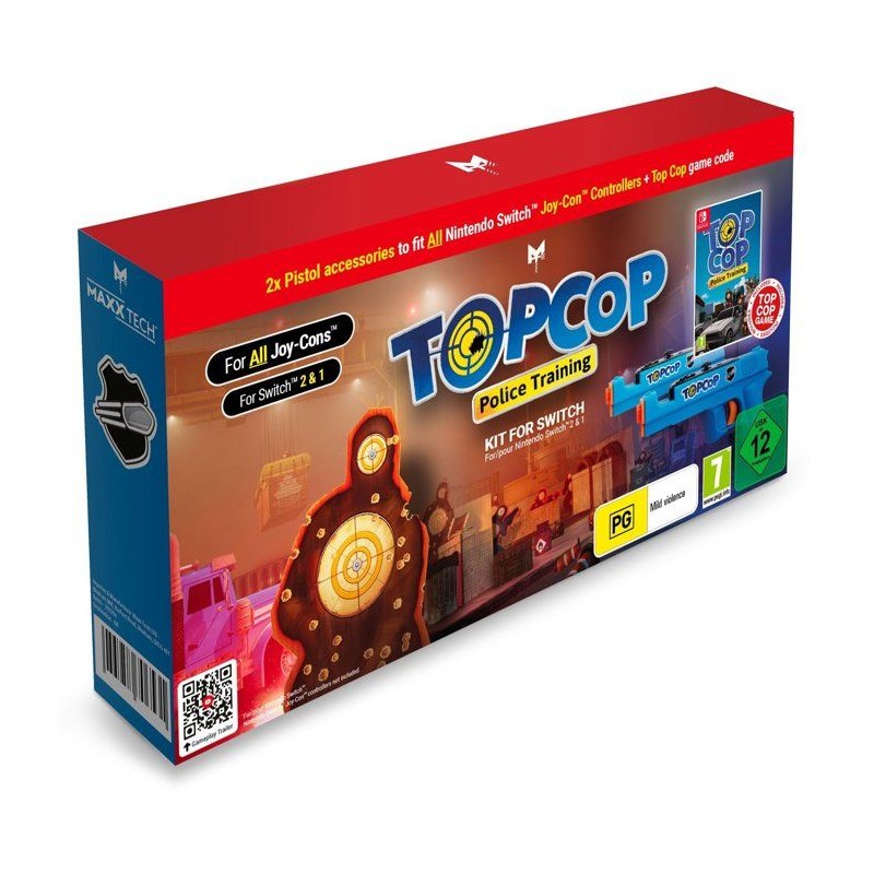 Top Cop Police Training Kit - Jeu Nintendo Switch - Code in a Box