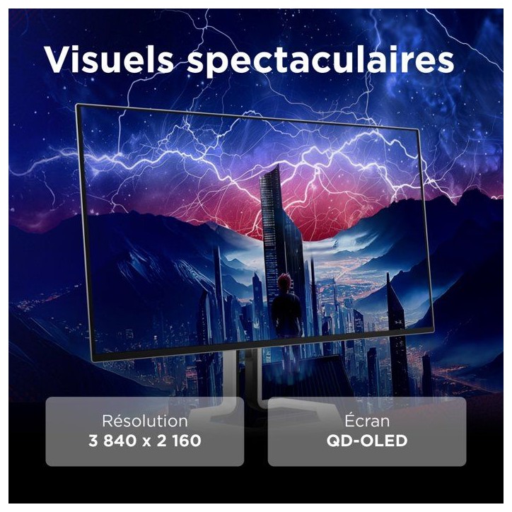 Ecran PC Gamer LENOVO Legion 32UD-10 - 31,5 - UHD - 240Hz - Dalle QD-OLED - 0,03ms - HDR10 - Dolby Vision Ecran PC Gamer LENOVO Legion 32UD-10 - 31,5 - UHD - 240Hz - Dalle QD-OLED - 0,03ms - HDR10 - Dolby Vision
