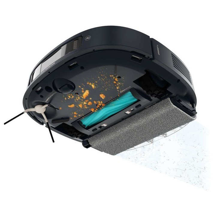 Aspirateur Robot Laveur - CECOTEC Conga Z100 - 20 000 Pa - Noir / Inox Aspirateur Robot Laveur - CECOTEC Conga Z100 - 20 000 Pa - Noir / Inox