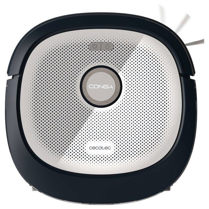 Aspirateur Robot Laveur - CECOTEC Conga Z100 - 20 000 Pa - Noir / Inox Aspirateur Robot Laveur - CECOTEC Conga Z100 - 20 000 Pa - Noir / Inox