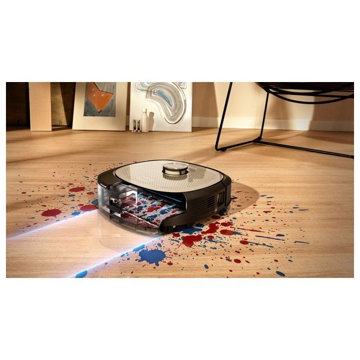 Aspirateur Robot Laveur - CECOTEC Conga Z100 - 20 000 Pa - Noir / Inox Aspirateur Robot Laveur - CECOTEC Conga Z100 - 20 000 Pa - Noir / Inox
