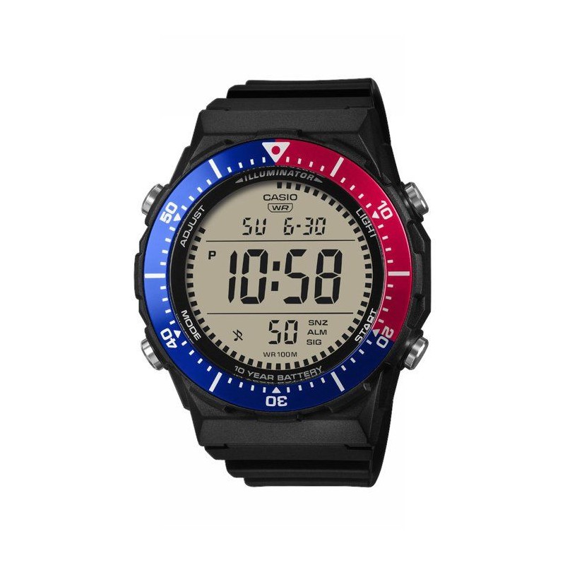 Montre - CASIO - AE-1700H - Homme - Noir/Bleu - Quartz - Digital