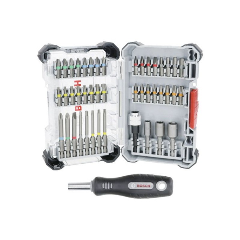 Coffret d'embouts de vissage Extra Hard, 44 pieces +1 Bosch Pro - 260