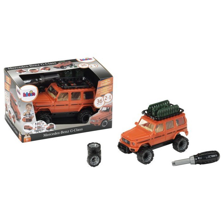Set de construction 2-en-1 - KLEIN - 3807 - Mercedes-Benz Classe G - 36 pieces - Avec tournevis - Des 3 ans