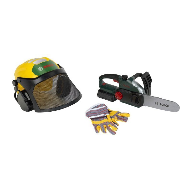 Set bûcheron Bosch - KLEIN - 8197 - Tronçonneuse électronique, casq