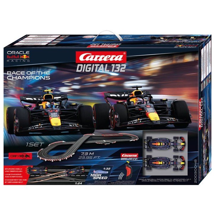 Circuit électrique - CARRERA Digital 132 - Race of Champions - Échelle 1:32 - 2 Formule 1 - Des 8 ans