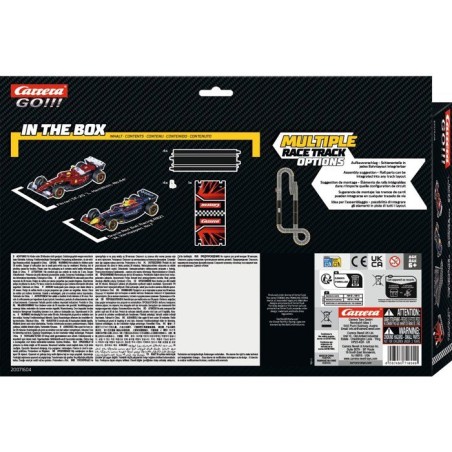 Kit d'extension circuit et voitures - CARRERA GO!!! - Extension set 2 - 2 voitures F1 - Échelle 1:43 - Des 6 ans