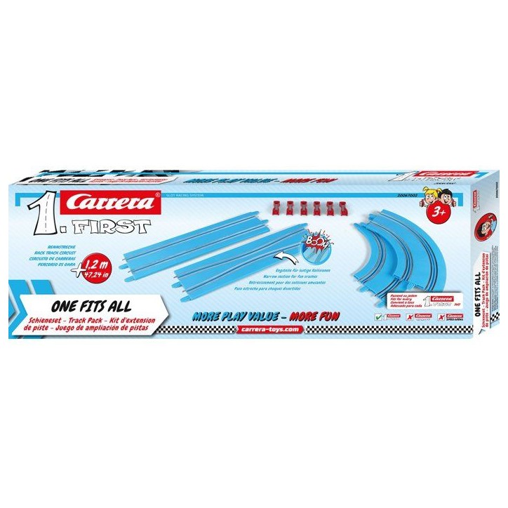 Accessoires de circuits - CARRERA First - Pack d'extension simple - Des 3 ans Accessoires de circuits - CARRERA First - Pack d'extension simple - Des 3 ans