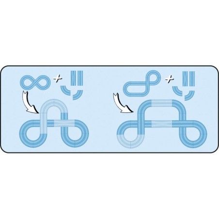 Accessoires de circuits - CARRERA First - Pack d'extension simple - Des 3 ans