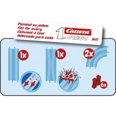 Accessoires de circuits - CARRERA First - Pack d'extension simple - De
