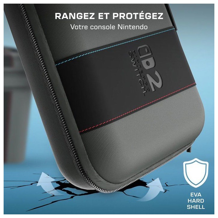 Etui 2-en-1 -TURTLE BEACH - PlayTrek - Pour Nintendo Switch 2 - Gris Anthracite Etui 2-en-1 -TURTLE BEACH - PlayTrek - Pour Nintendo Switch 2 - Gris Anthracite