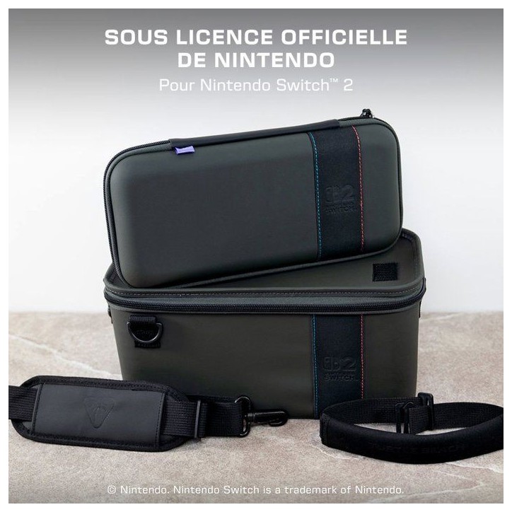 Etui 2-en-1 -TURTLE BEACH - PlayTrek - Pour Nintendo Switch 2 - Gris Anthracite Etui 2-en-1 -TURTLE BEACH - PlayTrek - Pour Nintendo Switch 2 - Gris Anthracite