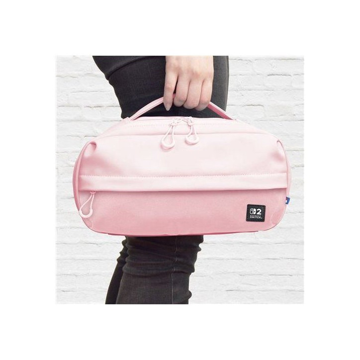 Sac Adventure - Nintendo Switch 2 - Hori - Rangement console et accessoires - Rose Cozy Pink