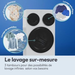 Lave-linge hublot CANDY Multiwash MQD 410CBL9-47 - 10kg - 1400 trs/min