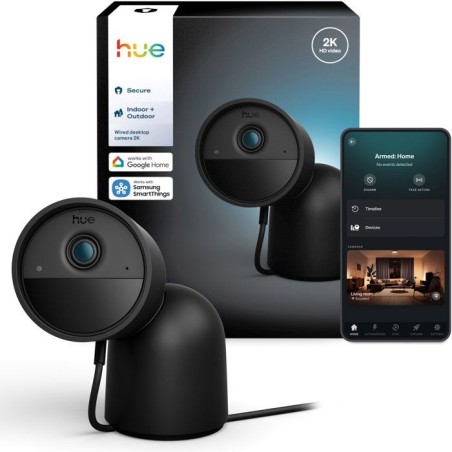 Caméra connectée - Philips Hue - Extérieur - Filaire - Vision noctu