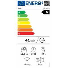 Lave-linge hublot CANDY GD 4108-S ProWash 300 - 10 kg - Induction - Va