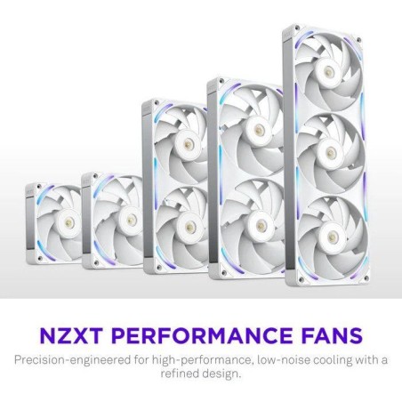 Ventilateur PC - NZXT - F120X RGB (RF-U12PN-W1) - Ø 120 mm