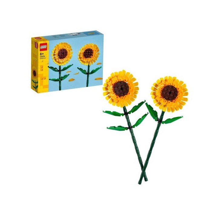 LEGO Botanicals 40524 Tournesols - Kit de Construction de Fleurs Artificielles - Pour adulte ou enfant des 8 ans