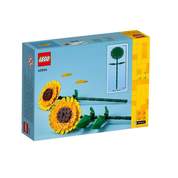 LEGO Botanicals 40524 Tournesols - Kit de Construction de Fleurs Artificielles - Pour adulte ou enfant des 8 ans