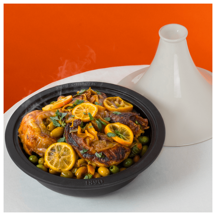 Tajine en fonte - LA FONDERIE 1890 - ASILAH - Ø 29 cm - Tous feux dont induction - Couvercle céramique - Beige Tajine en fonte - LA FONDERIE 1890 - ASILAH - Ø 29 cm - Tous feux dont induction - Couvercle céramique - Beige