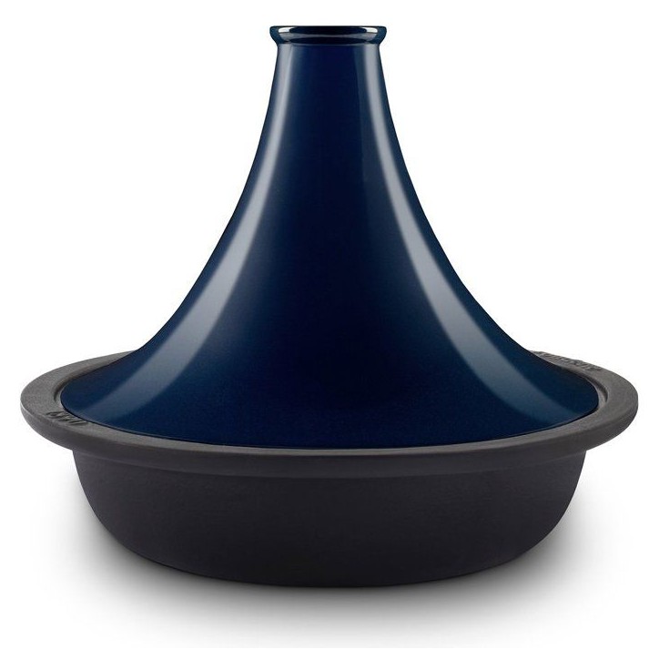 Tajine en fonte - LA FONDERIE 1890 - TINGHIR - Ø 29 cm - Tous feux dont induction - Couvercle céramique - Bleu Tajine en fonte - LA FONDERIE 1890 - TINGHIR - Ø 29 cm - Tous feux dont induction - Couvercle céramique - Bleu