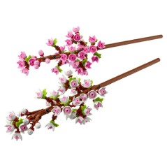 LEGO Botanicals 40725 Les Fleurs de Cerisier - Jeu de Construction pour déco adulte ou enfant des 8 ans