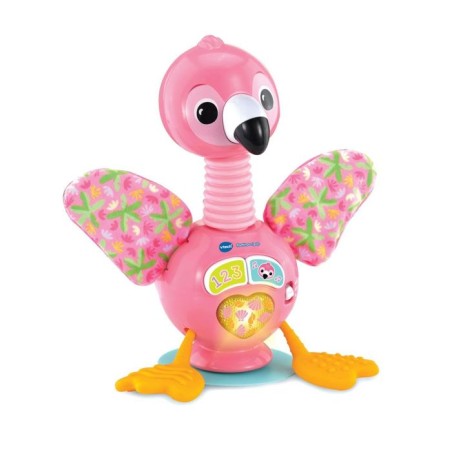VTECH Flamingo Rigolo — Jouet d'éveil flamant rose 9-36 mois, sons,